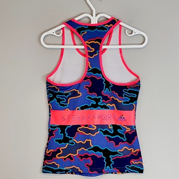 ADIDAS x Stella McCartney Camo Tank Top *RARE* - Picture 6 of 11